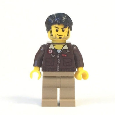 LEGO Minifigure-Jake Raines - Aviator Jacket-Pharaoh's Quest-PHA012-Creative Brick Builders
